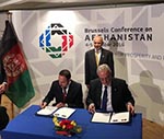 افغانستان و اتحادیه اروپا قرارداد کمک ۲۰۰ میلیون یورویی امضا کردند